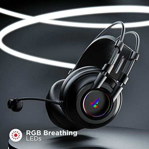 boAt Immortal IM-200 7.1 Wired Over Ear Headphones Channel USB Gaming Headphone with RGB Breathing LEDs & 50mm Drivers with mic (Active Black) boAt Immortal IM-200 7.1 Wired Over Ear Headphones Channel USB Gaming Headphone with RGB Breathing LEDs & 50mm Drivers with mic (Active Black)